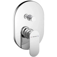 Смеситель для ванны Bravat Gina PB865104CP-2-ENG