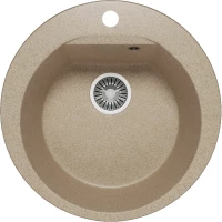 Кухонная мойка Polygran Atol-520 песочный 627475