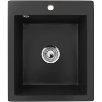 Кухонная мойка Ulgran ультра-черный U-404-344