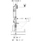 Монтажный элемент для подвесного унитаза, H112, Sigma 12 см, 4/2 литра Geberit Duofix 111.354.00.5 - 3