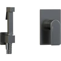 Гигиенический душ WasserKRAFT Wiese A84095 со смесителем, оружейная сталь