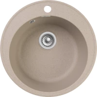 Кухонная мойка GranFest Quarz 08 47,9x47,9 см, песочный