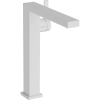 Смеситель для раковины Hansgrohe Tecturis E 73070700 CoolStart, с донным клапаном, белый матовый