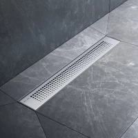 Душевой трап (лоток) Am.Pm PrimeFlow W02SC-P11-050-01SB 49,4 см, с решеткой, перфорированный, матовый хром