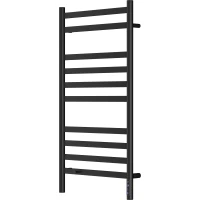 Полотенцесушитель электрический Lemark Сибирь LM17105BL 1000x532, диммер правый, черный матовый