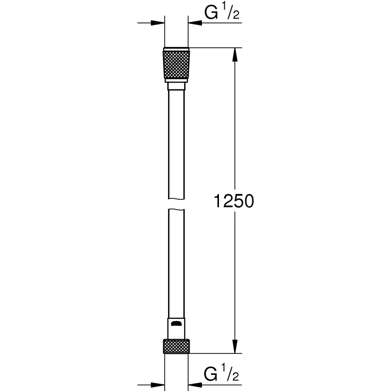 Гигиенический душ Grohe BauClassic 124901 со смесителем, хром