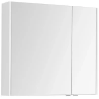 Зеркальный шкаф 82,5x75 см белый глянец L Aquanet Остин 00203924