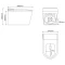 Унитаз подвесной Abber Bequem AC1119S импульсный, с сиденьем микролифт, белый - 13