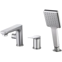 Смеситель на борт ванны Lemark Bronx LM3745GM