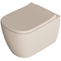 Унитаз подвесной Alice Wunder 45000144 безободковый, торнадо, песочный матовый