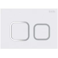 Кнопка смыва IDDIS Unifix UNI40MWI77 для инсталляции, белый матовый