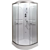 Душевая кабина 80x80x215 см Deto L608LED+GM прозрачное