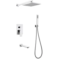 Душевой комплект 250 мм Abber Weiss Insel AF8017