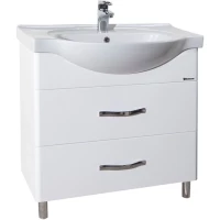 Тумба белый глянец 77 см Bellezza Анкона 4639613110019