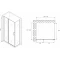 Душевой уголок 110x100 см Abber Sonnenstrand AG04110BS-S100B прозрачное Душевой уголок 110x100 см Abber Sonnenstrand AG04110BS-S100B прозрачное - 4