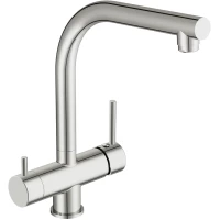 Смеситель для кухни Cersanit Crea A64840 с подключением к фильтру, хром