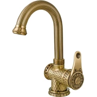 Смеситель для раковины Zorg Antic A 411U-BR бронза