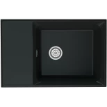 Изображение товара кухонная мойка point этна pn3012b 78x50 см, черный