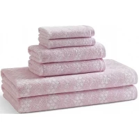 Полотенце для рук 46x30 см Kassatex Wavy Ballet Pink BWV-172-BLP