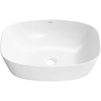 Раковина-чаша Wellsee Ground Breaking 337702000 50x39 см, накладная, белый