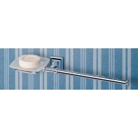 Полотенцедержатель с мыльницей 40 см Colombo Design Portofino B3274DX