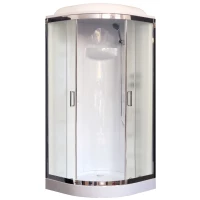 Душевая кабина 90x90x217 см Royal Bath RB90HK1-M-CH матовое