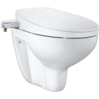 Унитаз подвесной Grohe Bau Ceramic 39651SH0 с сиденьем, альпийский белый