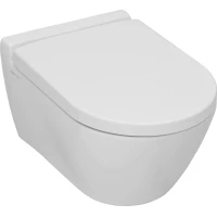 Унитаз подвесной Serel Smart SM25 с сиденьем микролифт, белый