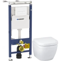 Комплект подвесной унитаз Grohe Euro Ceramic 39206000 + 39330001 + система инсталляции Geberit 458.125.11.1