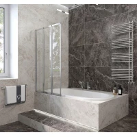 Шторка для ванны 120 см Veconi Palau PL73L-120-01-19C4 прозрачное