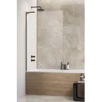 Шторка для ванны Radaway Modo SL Brushed GunMetal PNJ II 50 Left 10316050-92-01L прозрачное