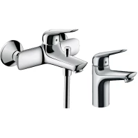 Комплект смесителей Hansgrohe Novus 71040000 + 71031000