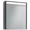 Зеркальный шкаф 56,5x75 см черный глянец EFP Carino 2-752-43-S - 1