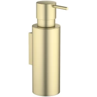Дозатор для жидкого мыла Aquatek Оберон AQ4205BG 250 мл, настенный, золотой матовый