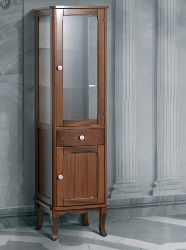 Шкаф-колонна напольная правая орех Tiffany World Sofia 4219noce*3DX