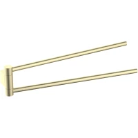 Полотенцедержатель Timo Luiro 18559/17 43,7 см, поворотный, двойной, золотой матовый