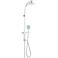 Душевая стойка Creavit SH773 200 мм, хром/белый