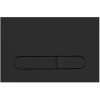Кнопка смыва BelBagno Prospero BB007-PR-NERO.M для инсталляции, черный матовый