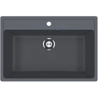 Кухонная мойка Ulgran антрацит U-600-343