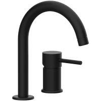 Смеситель для раковины Remer X Style X57NO без донного клапана, черный матовый