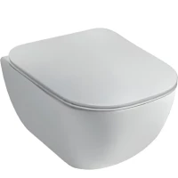 Унитаз подвесной Plumberia Selection IXO XO5000BL безободковый, белый глянец