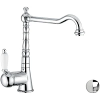 Смеситель для кухни Emmevi Laguna 40517/BC хром/белый