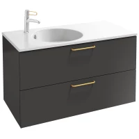 Тумба серый антрацит 100 см Jacob Delafon Odeon Rive Gauche EB2524-R8-N14