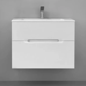 Изображение товара комплект мебели белый 77 см jorno modul mol.01.77/p/w + mol.08.80/w + mol.02.77/w