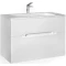 Комплект мебели белый 77 см Jorno Modul Mol.01.77/P/W + Mol.08.80/W + Mol.02.77/W - 10