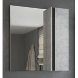 Изображение товара зеркало 73x80 см бетон светлый/черный comforty эдинбург 00004149063