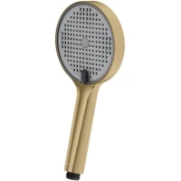 Душевая лейка IDDIS Aiger AIG4FMGi18 120 мм, 4 режима, золотой матовый