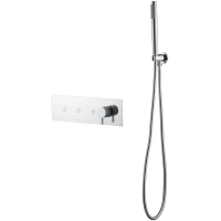 Смеситель для ванны Boheme Fusion 130-SYS-CR встраиваемый, с душевым гарнитуром, хром