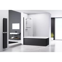 Шторка для ванны 80 см Abber Immer Offen AG70080B прозрачное