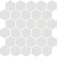 Керамогранит 63000 Агуста белый натуральный (из 30 частей) 29,7x29,8